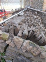 #2, 6740-Exterior ["extrados"] of Keim root cellar vault