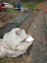 #12, 6840-Keim DW ramp with steel bed-plates, geo-textile, and first grate