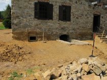 Image #16, 5397: rough grade around reconstructed cellar stair