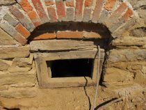 Image #1, 4855: Cellar Window with original brick "relieving" arch