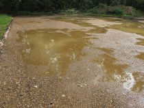 #8, 64: Parking area #2 24 hours after heavy rainfall