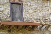 #5, 4626: Balcony framing, fascia board, and pent-rafter detail (right)