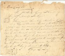Letter to John Bunns and Henry Krouse from George L. Leaf