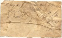 Receipt / Payment received George Douglass (Jr) from M Denekla