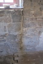 January, 2014 photo showing joint detail of 1716 doorway