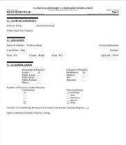 Keim Homestead  page 1