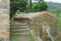 #17, photo 23: Detail view of western plane of exhibit shelter
