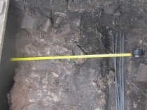 #6, 8/9/13, 767: underground electric cable west of the MJH