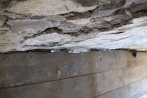 #4: Displaced wall separation from floor boards