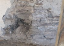#2, Deteriorated interior walling from structural disturbances