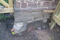 Image #4: Completed underpinning before back-filling