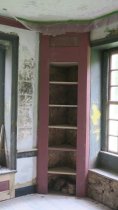 Image #5: new corner cupboard fitted to original woodwork in back parlor