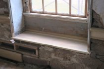 #3: Window seat in store room and new chair rail