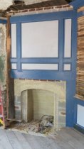#5: Re-fabricated over-mantle paneling, best parlor