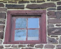#1: Original cantilevered window lintel