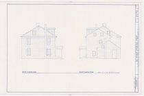 14: HABS E & W elevations