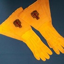 Masonic gloves