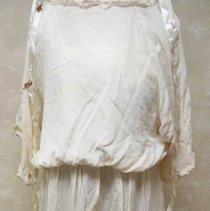 Wedding dress & veil ribbons: Ella Lenz Schmidt, 1923