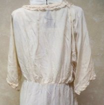 Wedding dress: Ella Lenz Schmidt, 1923-back view