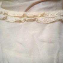 Wedding dress: Ella Lenz Schmidt, 1923-detail