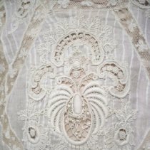 Wedding dress: Amanda C. Peterson Braun, 1924-detail