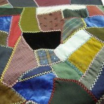Crazy Quilt Lap Robe