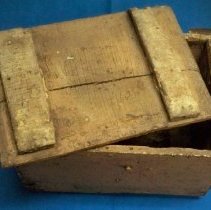 Wooden grub box-Gideon K. Gilbert, 1864