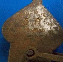 Steelyard balance scale-J. Beddows 50 Warranted marks