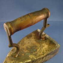 Brass flatiron, 1856