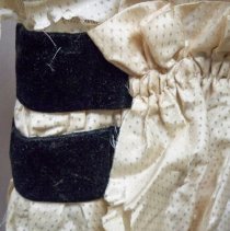 Wedding dress: Elizabeth Hutchinson August 13, 1915-waist detail