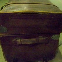 Leather trunk detail