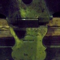 Leather trunk detail