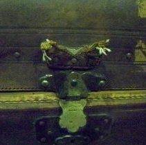 Leather trunk detail