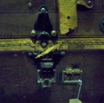 Leather trunk detail