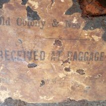 Trunk shipping label