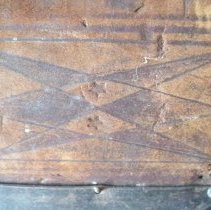 Trunk leather design detail