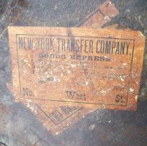 Trunk shipping label