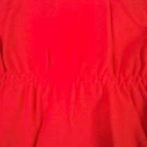 Child's coat-back gather detail