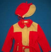 Child's Coat & Cap set, 1940s