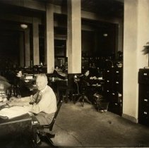 J. J. Brechet at his desk