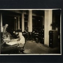 J. J. Brechet at his desk