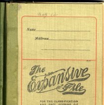 Citizens Bank. Hutchinson, MN portable file, c. 1911