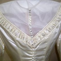 Wedding gown back detail