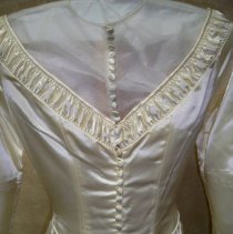 Wedding gown back detail