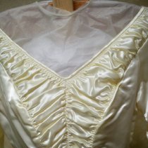 Wedding gown front detail