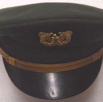 Officer's hat worn 1967-83 by Donald Abbott