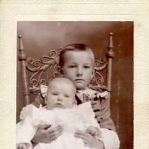 Al Dearborn holding Infant Beatrice Dearborn