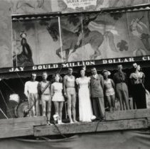 Gould Million Dollar Circus troupe, 1948