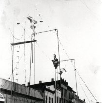 Arbough's high wire troupe, hired by Jay E. Gould