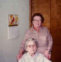 Adele Elftmann and Anna Braun c1980